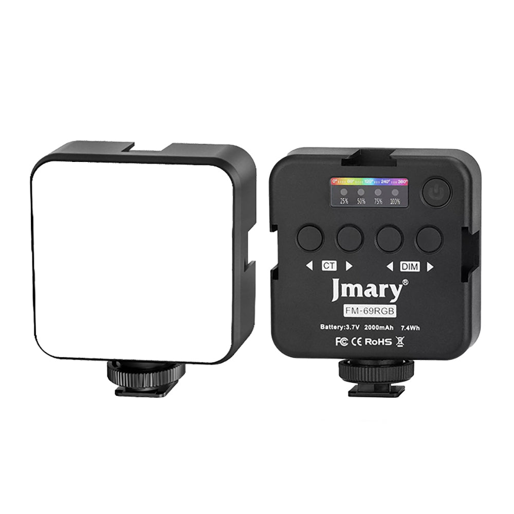 Jmary FM-69RGB RGB Led Telefon-Kamera Üstü Pilli Aydınlatma Işığı Jmary FM-69RGB RGB Led Telefon-Kamera Üstü Pilli Aydınlatma Işığı